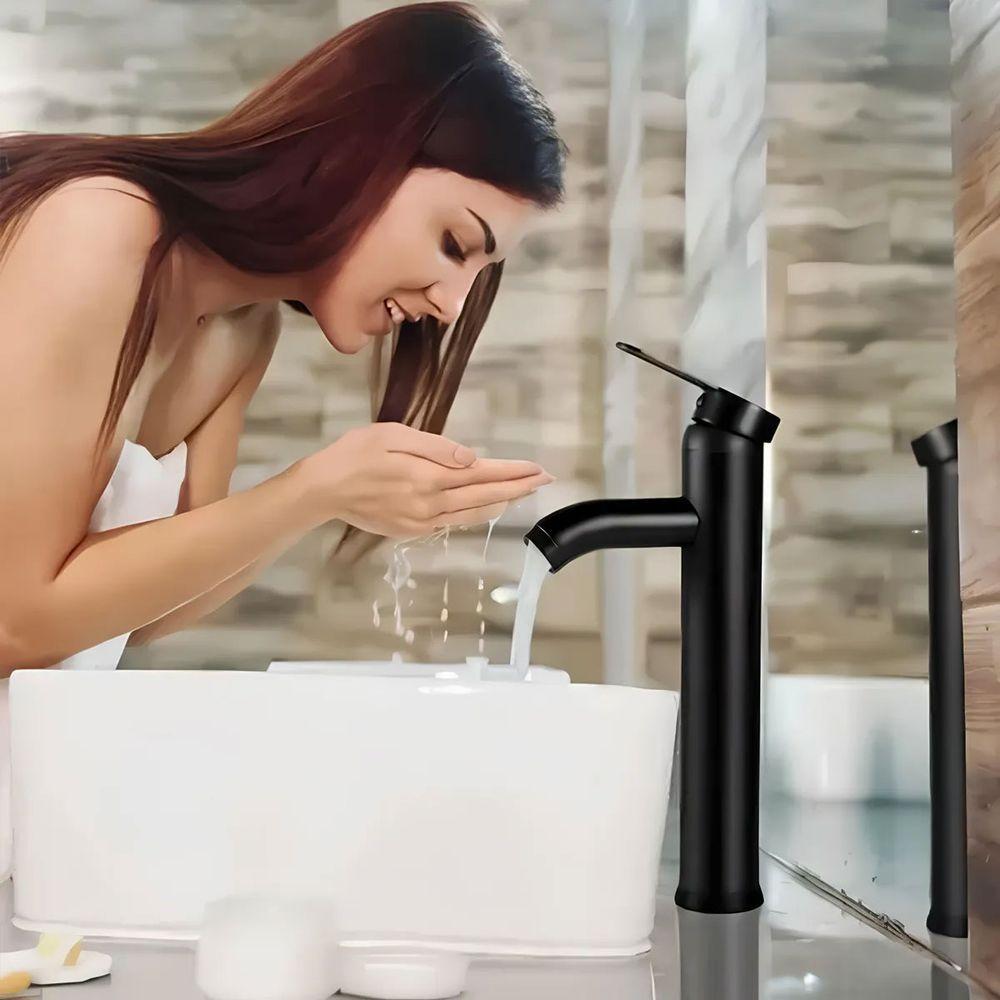 Torneira Monocomando Banheiro Lavabo Mesa Bancada Aerador Misturador Agua Fria Quente Pia Lavanderia Hotel Restaurante - 5