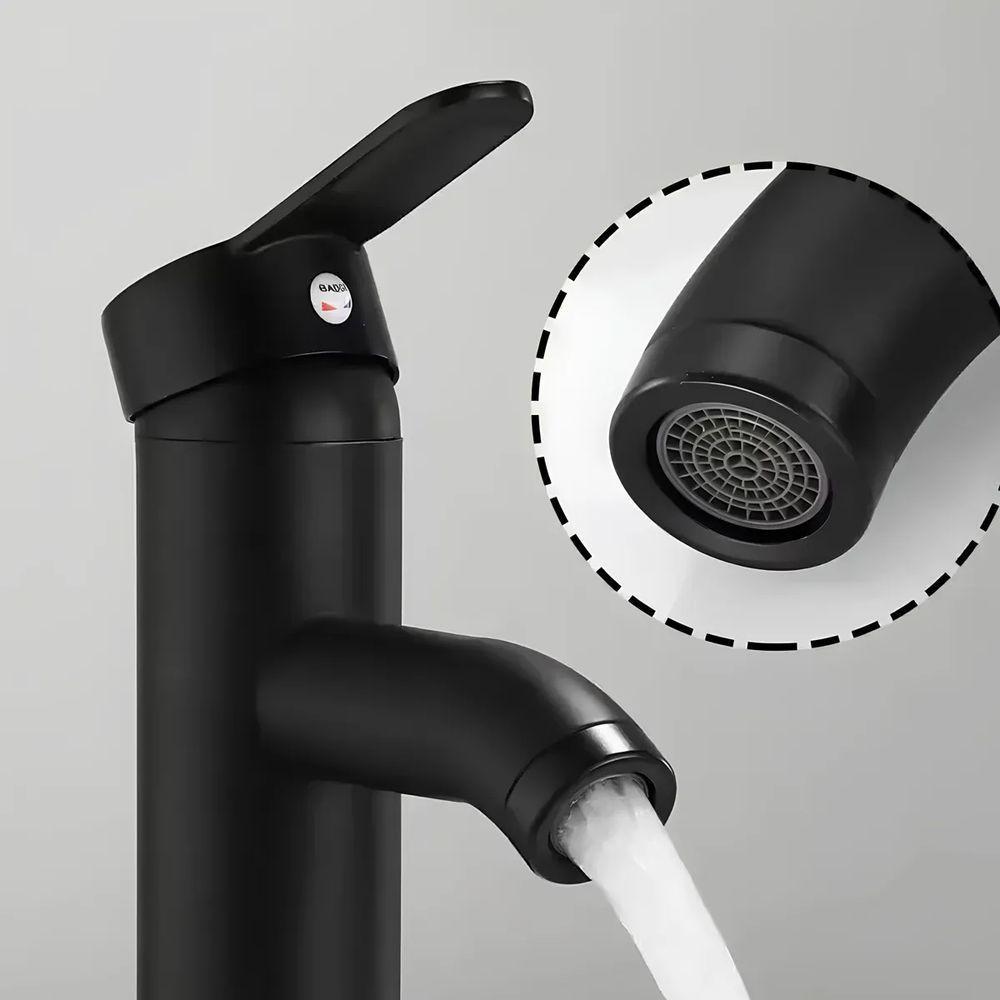 Torneira Monocomando Banheiro Lavabo Mesa Bancada Aerador Misturador Agua Fria Quente Pia Lavanderia Hotel Restaurante - 6