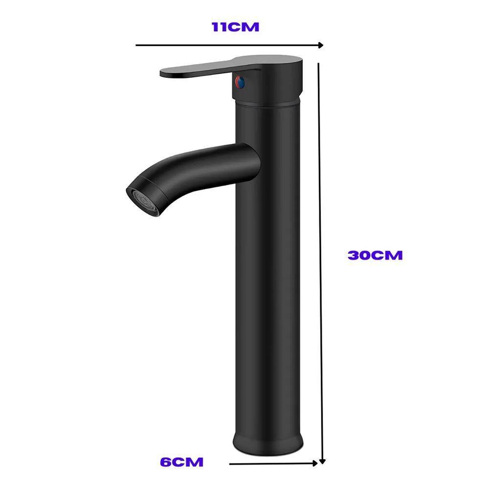 Torneira Monocomando Banheiro Lavabo Mesa Bancada Aerador Misturador Agua Fria Quente Pia Lavanderia Hotel Restaurante - 7