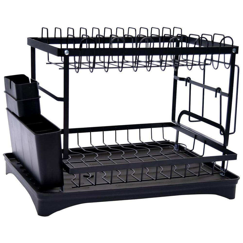 Escorredor De Louça Prato Copo Talheres Utensilios Pia Mesa Bancada Cozinha Multiuso Limpeza Resistente - 8