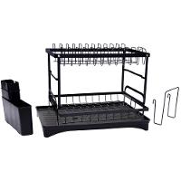 Escorredor De Louça Prato Copo Talheres Utensilios Pia Mesa Bancada Cozinha Multiuso Limpeza Resistente - 9