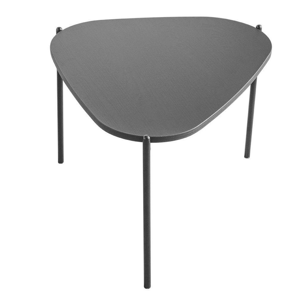 Mesa De Centro Alta Base Preta - Nero - 2