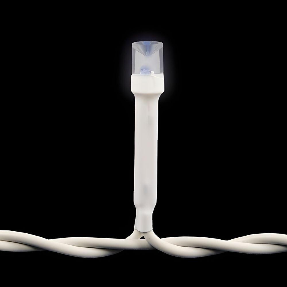 Cordão Luminoso Pisca Pisca Led Flash 100 Leds 3000k+6500k Branco Taschibra 220v - 4