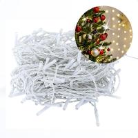 Cordão Luminoso Pisca Pisca Led Flash 100 Leds 3000k+6500k Branco Taschibra 220v - 1