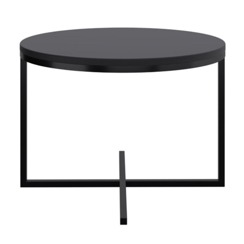 Mesa Volpi Baixa Estrutura Preta - Preta - 1