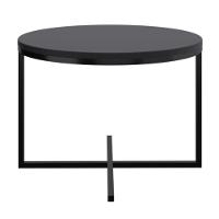 Mesa Volpi Baixa Estrutura Preta - Preta - 1