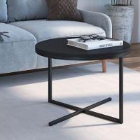 Mesa Volpi Baixa Estrutura Preta - Preta - 2