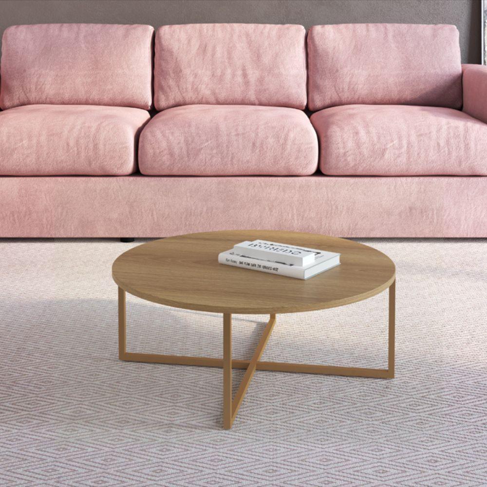 Mesa De Centro Redonda 70cm - Hanover - 2