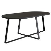 Mesa De Centro Oval Média - Nero - 1