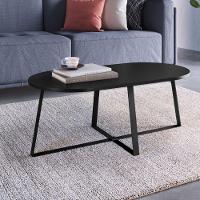 Mesa De Centro Oval Média - Nero - 3