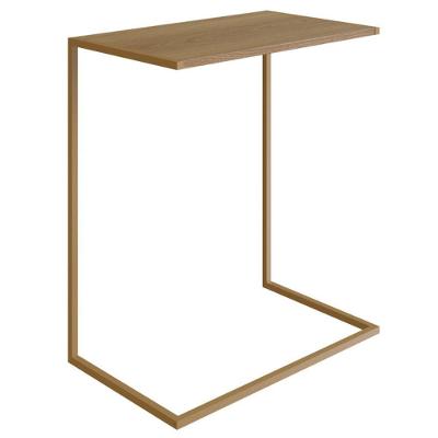 Mesa Lateral 67cm Estrutura Dourada - Hanover