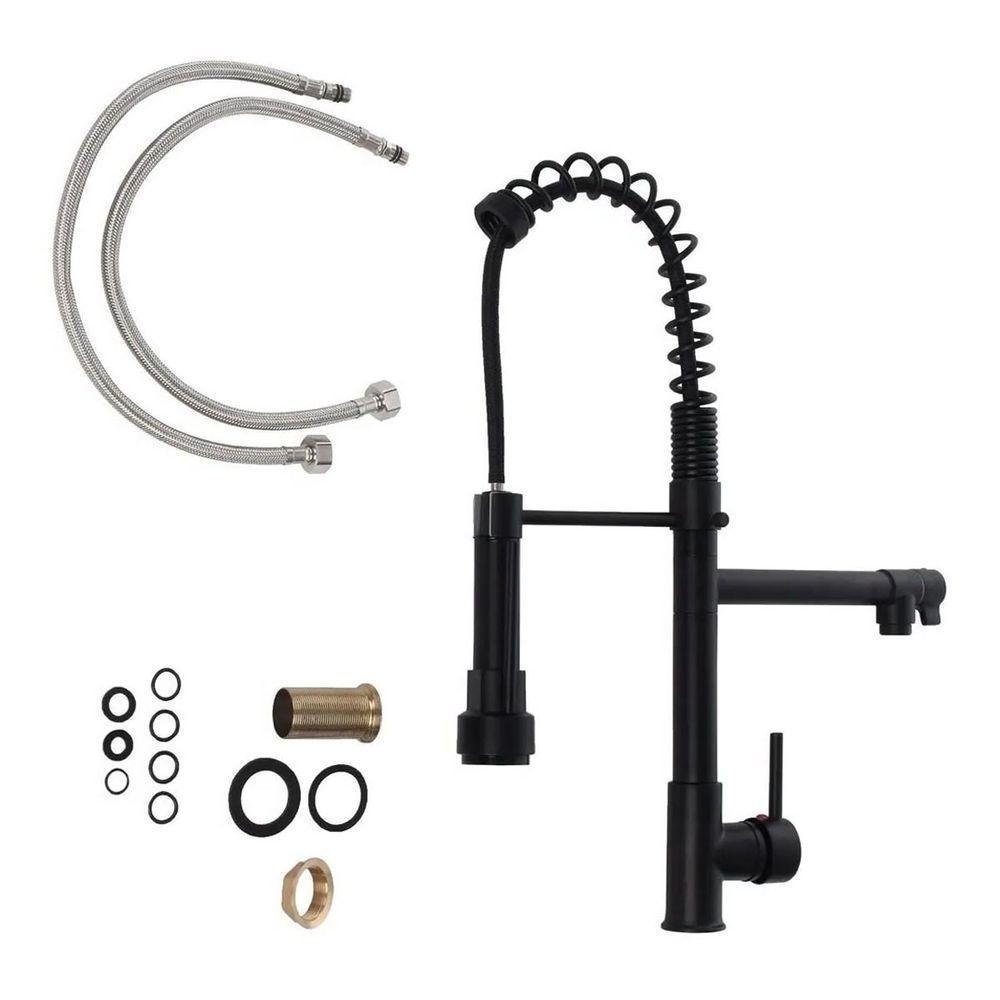 Torneira Gourmet Luxo Cozinha Monocomando Dois Jatos Aerador Misturador Agua Quente Fria Mesa Bancada Resistente - 7