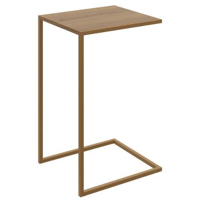 Mesa Lateral 64cm Estrutura Dourada - Hanover