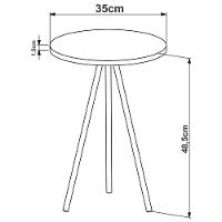 Mesa Lateral 50cm - Hanover - 3