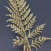 Ramos Galhos Arranjo Dourado Enfeite Natalino 50cm Kit 10pçs - 3