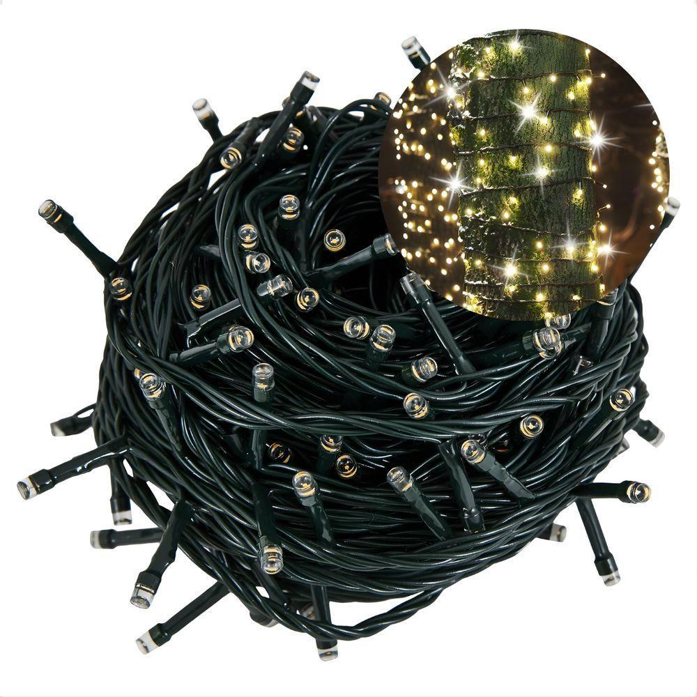 Cordão Luminoso Pisca Pisca Led Flash 600 Leds 3000k+6500k Taschibra 110v - 1