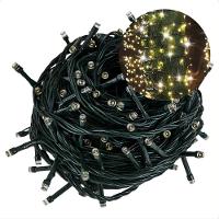 Cordão Luminoso Pisca Pisca Led Flash 600 Leds 3000k+6500k Taschibra 110v - 1