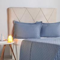Kit Colcha King Miraggio New Soft 100% Poliéster 260x280cm Azul Cobalt - 2
