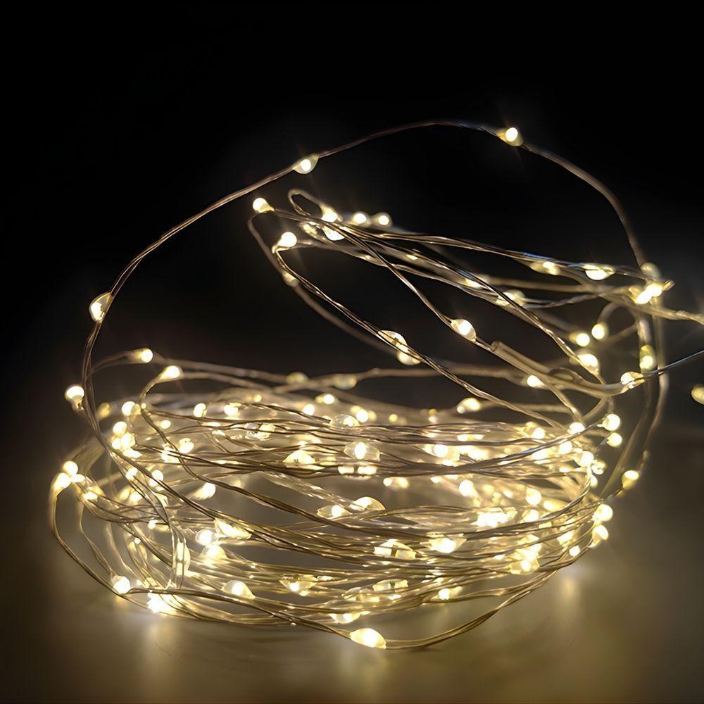 Fio De Luz Fada Cordão Led 3000k 100 Leds 10m Taschibra Bivolt - 2