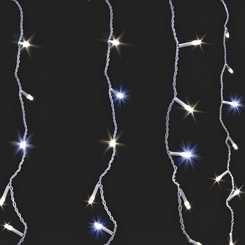 Cortina Luminosa Pisca Pisca Led Flash 196 Leds 3000k+6500k Branco Taschibra 220v - 2