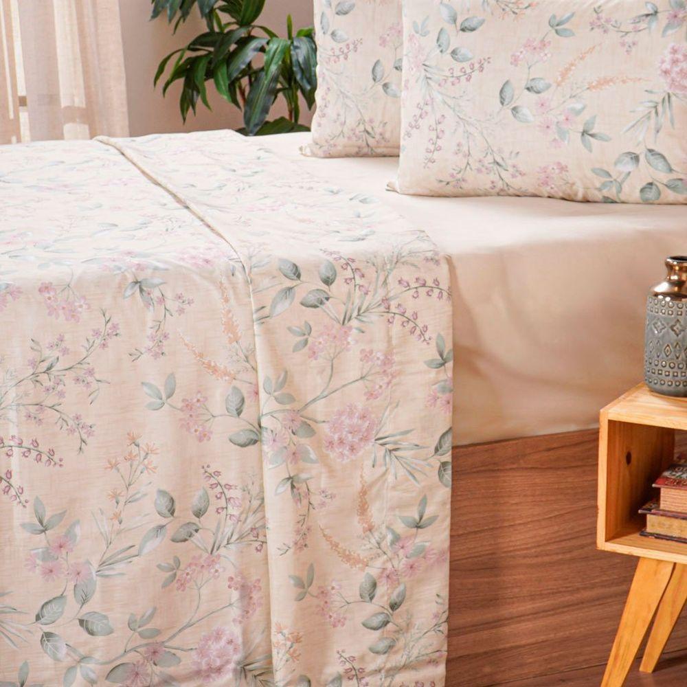 Jogo De Cama Casal Cotton Touch 4 Peças 138x188x30cm Jasmine - 4