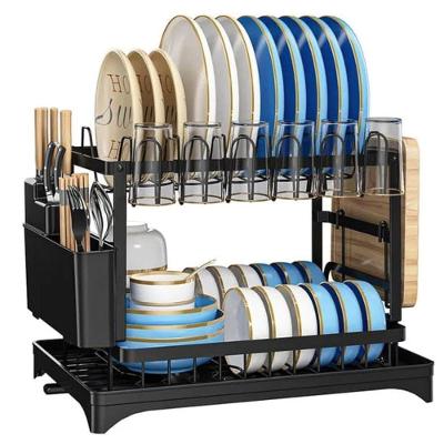 Escorredor De Louça Talheres Prato Copo Pia Bancada Mesa Cozinha Suporte Limpeza Multiuso Organizaçao