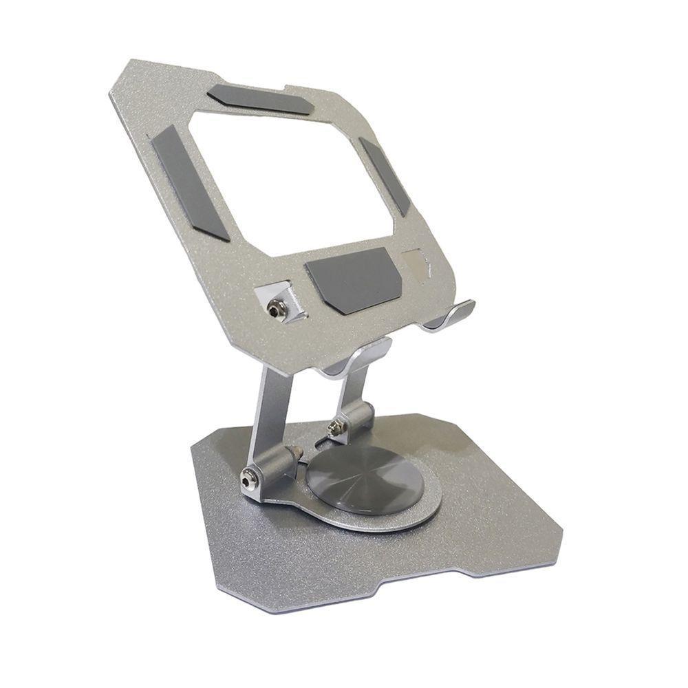 Suporte Mesa Notebook Tablet Celular Dobravel 360 Graus Aço Carbono Giratorio Ajustavel Laptop Netbook Resistente Antidarrante - 3