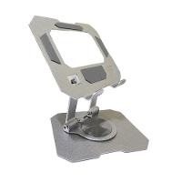 Suporte Mesa Notebook Tablet Celular Dobravel 360 Graus Aço Carbono Giratorio Ajustavel Laptop Netbook Resistente Antidarrante - 3