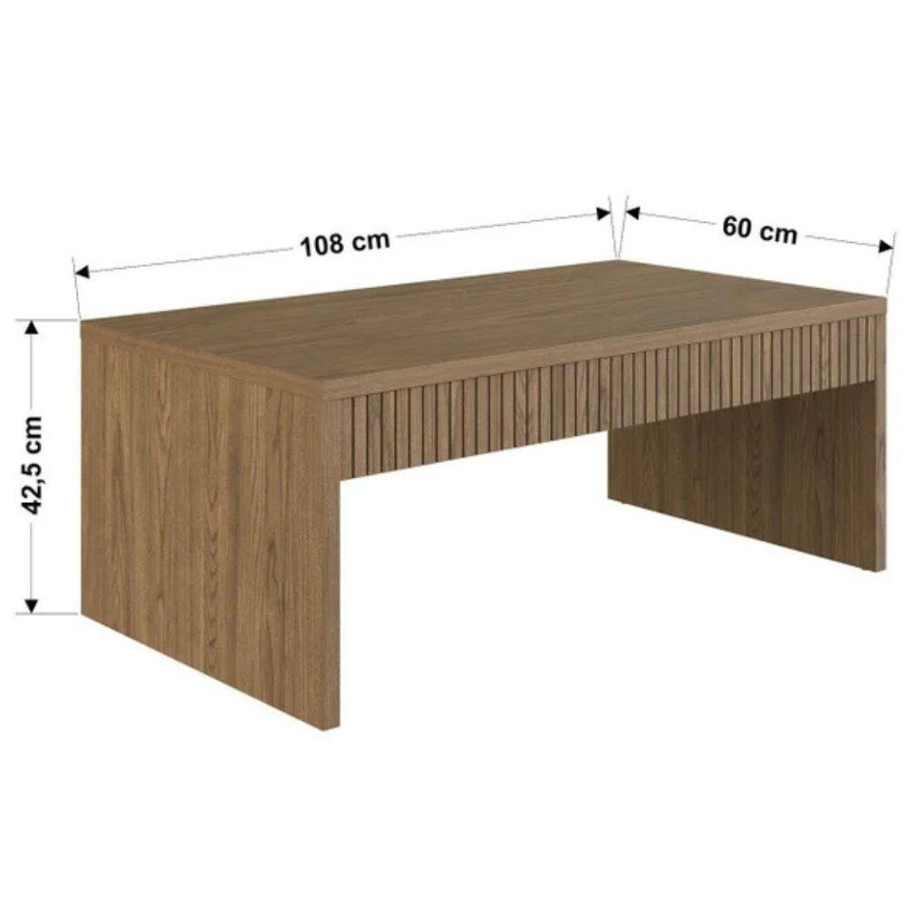 Mesa De Centro Articulada 108cm Brisa - Olmo - 3
