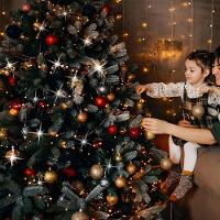 Cordão Luminoso Pisca Pisca Led Flash 600 Leds 3000k+6500k Taschibra 220v - 3