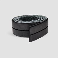 Painel Ripado De Eva Laminado Autocolante Flexível Rolo 10mt Linha Urban Plus Black Com Textura | Preto - 2