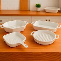 Travessas Assadeiras Petisqueiras Cerâmica Servir Jogo 4pçs - 1