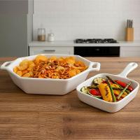 Travessas Petisqueira Assadeira Restaurante Servir Jogo 2pçs - 2