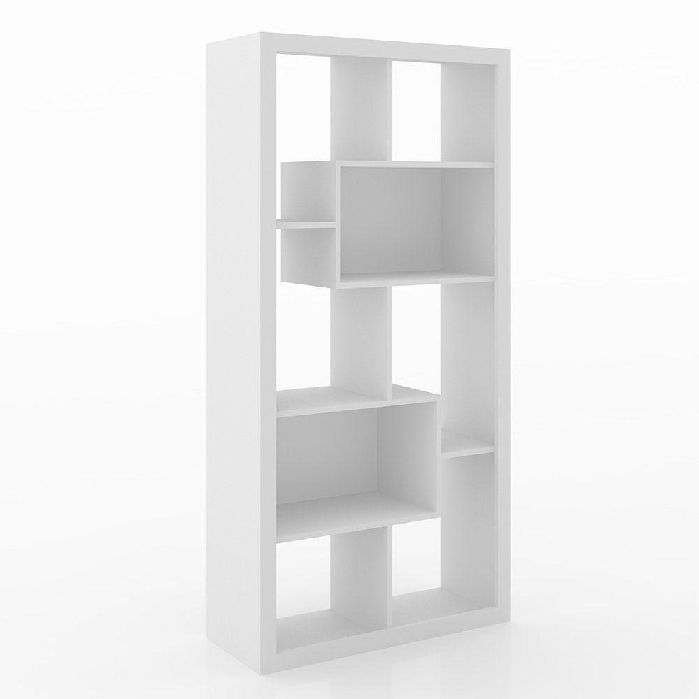 Estante com Nichos Branco Tecno Mobili - 1
