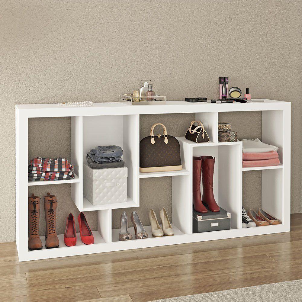 Estante com Nichos Branco Tecno Mobili - 2