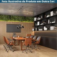 Cadeira Giratória Kopenhagen Diretor Lisboa Fratini Em Madeira Revestida Em Pu Caramelo Base Rodízio - 7