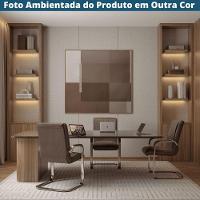 Cadeira De Escritório Locutor Austin Fratini Pu Preto Base Fixa Cromada - 8