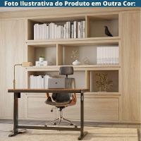 Cadeira Giratória Kopenhagen Presidente Lisboa Fratini Madeira Revest. Em Pu Caramelo Base Rodízio - 7