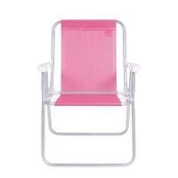 Cadeira De Praia Alta Sannet Em Alumínio Cores Variadas Mor rosa Rosa - 5