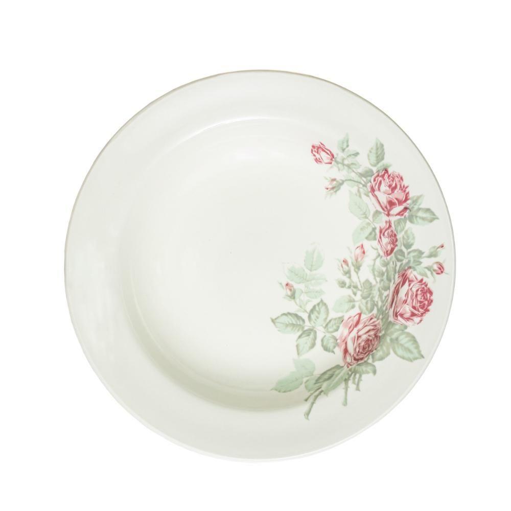 Jogo De Jantar Roseira Real 20 Peças Porcelana Schmidt - 4