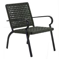 Kit 4 Cadeiras Corda Náutica E Mesa Tampo Ripado Varanda Verde Musgo - 2