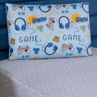 Jogo De Cama Lençol Bouti Infantil Kids Solteiro 02 Peças - Game - 1