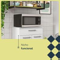 Balcão Multiuso Para Cozinha Diamante 2 Portas Branco Kit's Paraná