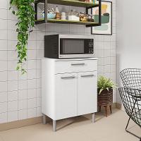 Balcão Multiuso Para Cozinha Diamante 2 Portas Branco Kit's Paraná - 7