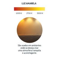 Spot Led Tramontina Redondo 5 W 3000 K Preto Com Luz Amarela - 7