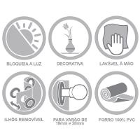 Cortina Blackout Pvc 2,80m X 1,60m 100% Policloreto De Vinila - Pink - 3