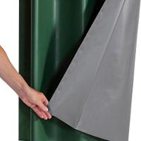 Cortina Blackout Pvc 2,20m X 1,30m 100% Policloreto De Vinila - Verde - 2