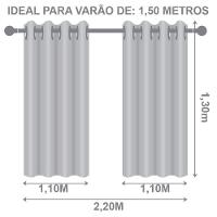 Cortina Blackout Pvc 2,20m X 1,30m 100% Policloreto De Vinila - Verde - 4