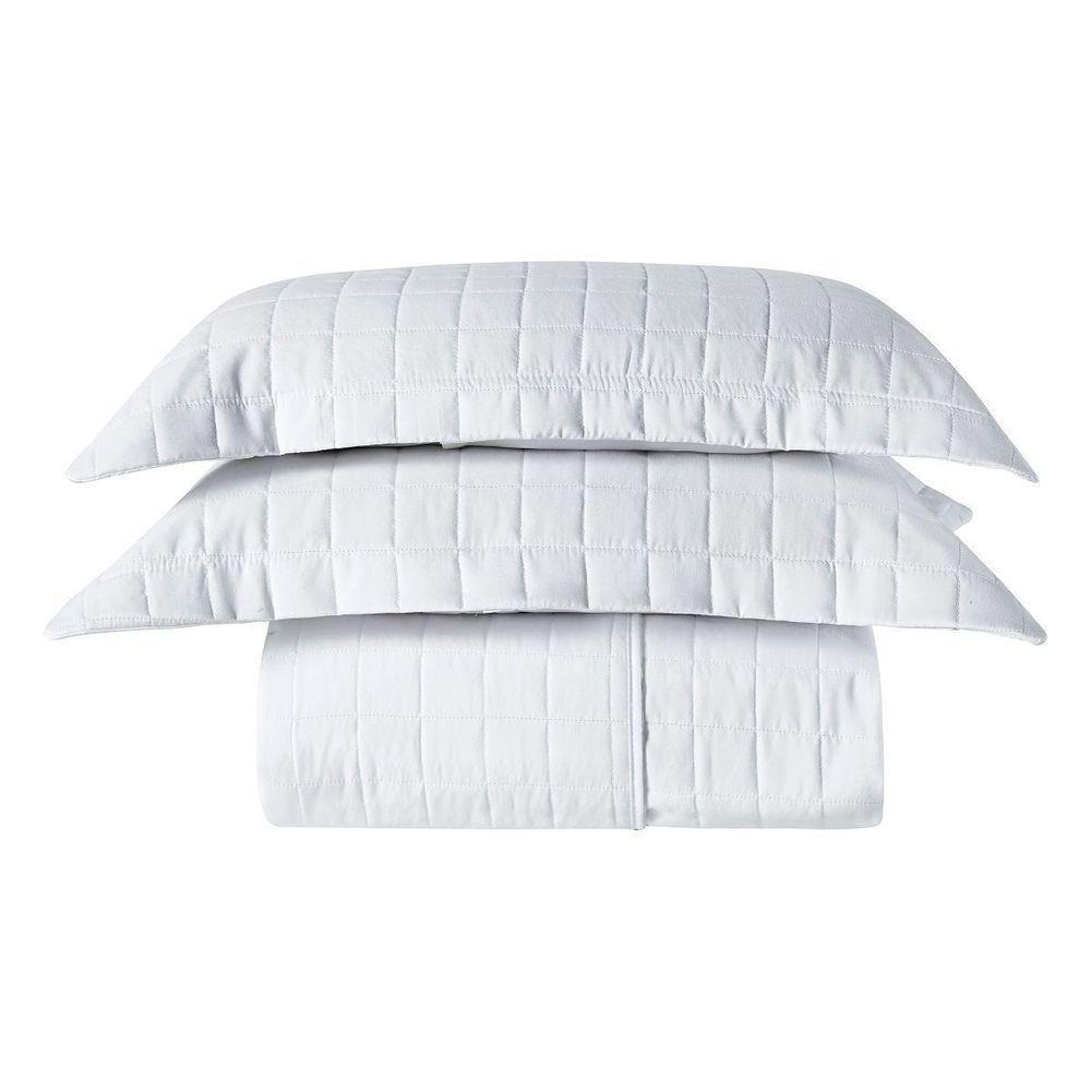 Kit Colcha Matelassê Percal 300 Fios Basic Casal 07 Peças 100% Poliéster - Branco Ethnic - 4