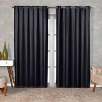 Cortina Blackout Pvc Cinza 2,80m X 2,30m 100% Policloreto De Vinila - Prata - 1